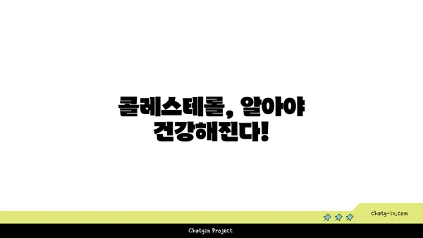 지지식 콜레스테롤 관리| 건강 관찰 & 생활 방식 개선 가이드 | 콜레스테롤, 건강, 식단, 운동, 관리