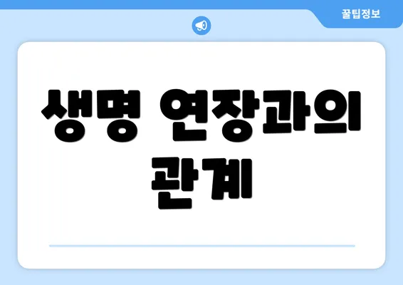 생명 연장과의 관계