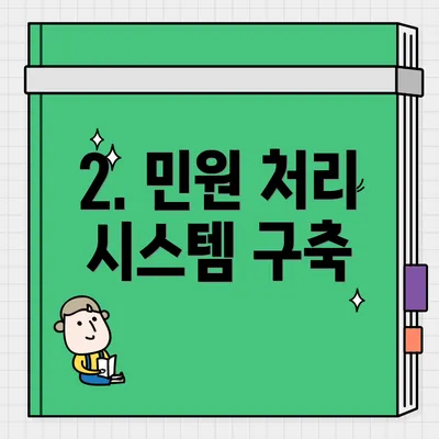 2. 민원 처리 시스템 구축