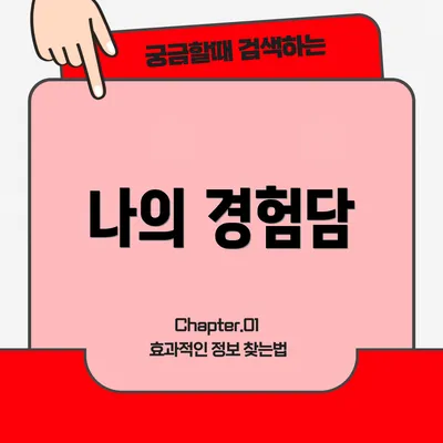 나의 경험담