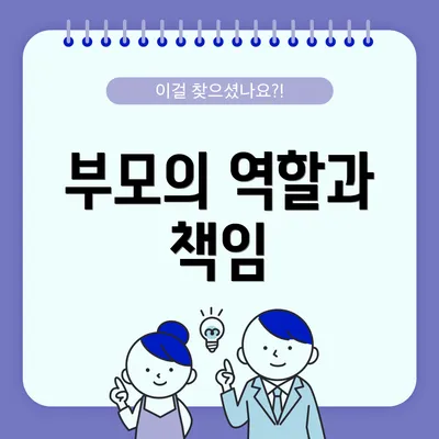 부모의 역할과 책임