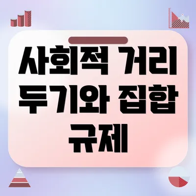 사회적 거리 두기와 집합 규제