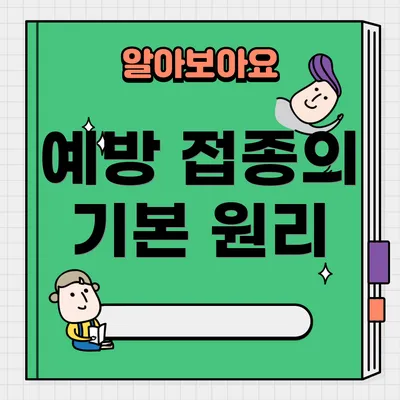 예방 접종의 기본 원리