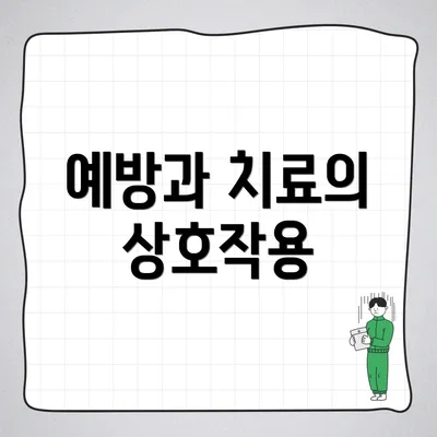 예방과 치료의 상호작용