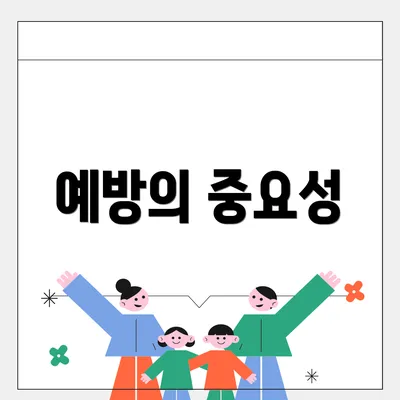 예방의 중요성