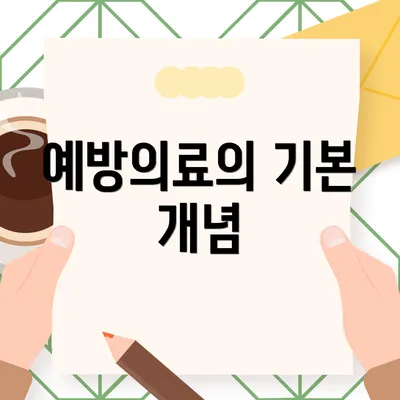 예방의료의 기본 개념