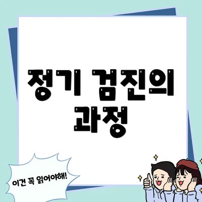 정기 검진의 과정