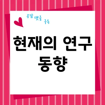 현재의 연구 동향