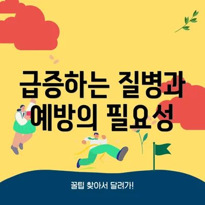 급증하는 질병과 예방의 필요성