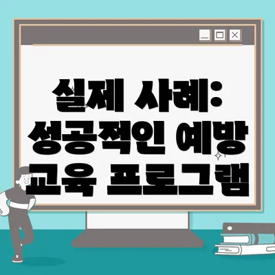 실제 사례: 성공적인 예방 교육 프로그램