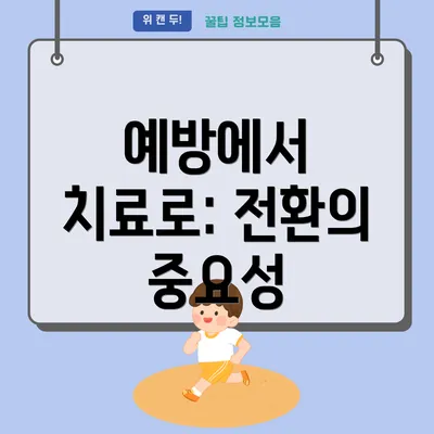 예방에서 치료로: 전환의 중요성