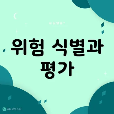 위험 식별과 평가