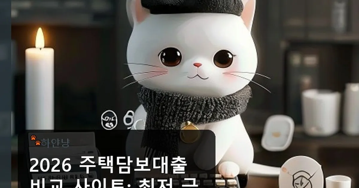 주택담보대출 비교 사이트 - chanyangyee.kr 캐릭터