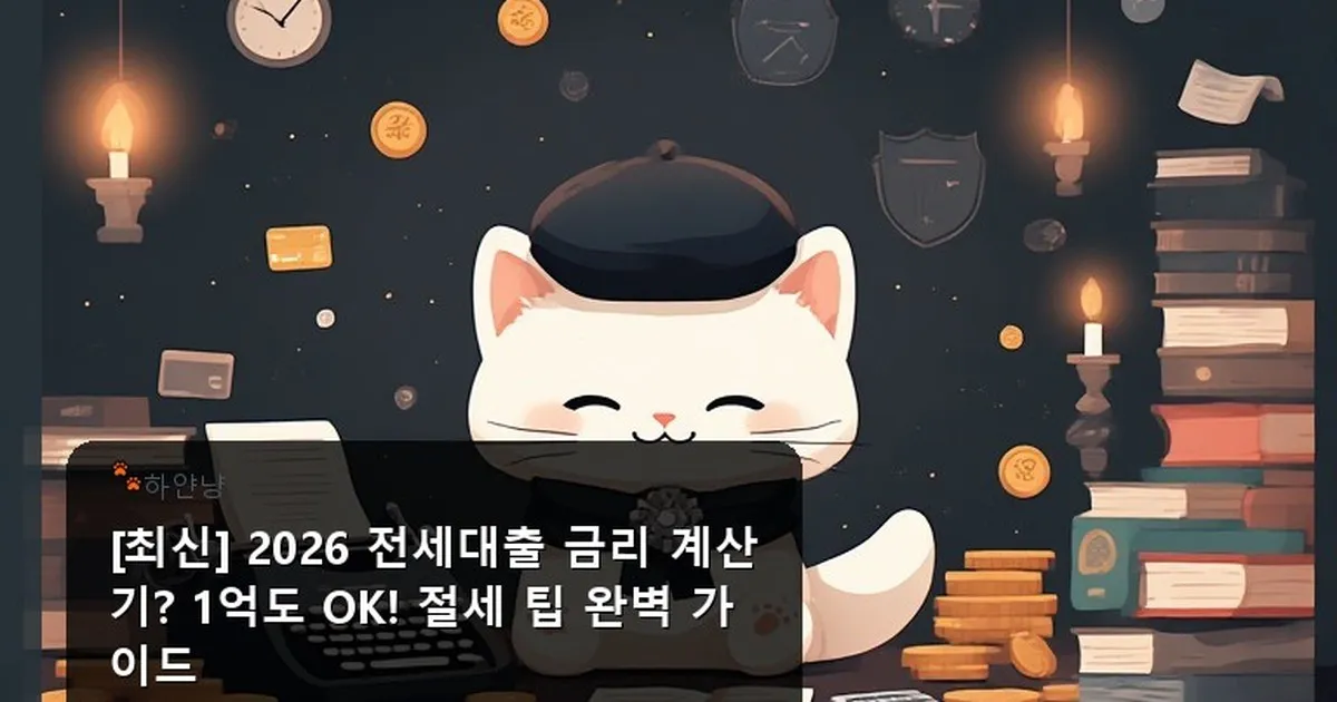전세대출 금리 계산기 - chanyangyee.kr 캐릭터