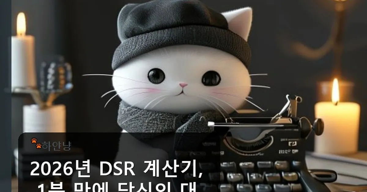 dsr 계산기 - chanyangyee.kr 캐릭터