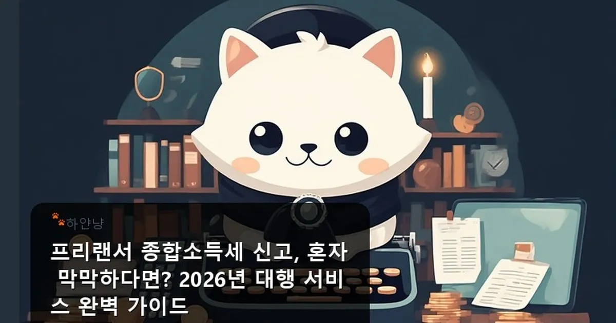 프리랜서 종합소득세 신고 대행 - chanyangyee.kr 캐릭터