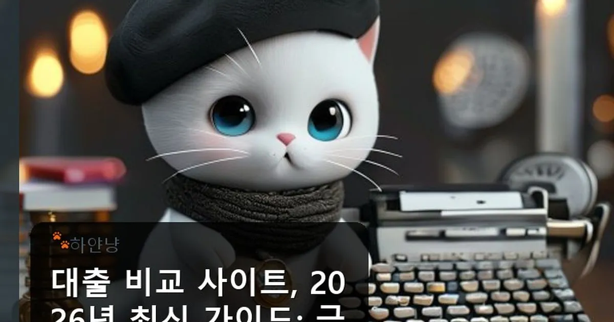 대출 비교 사이트 - chanyangyee.kr 캐릭터