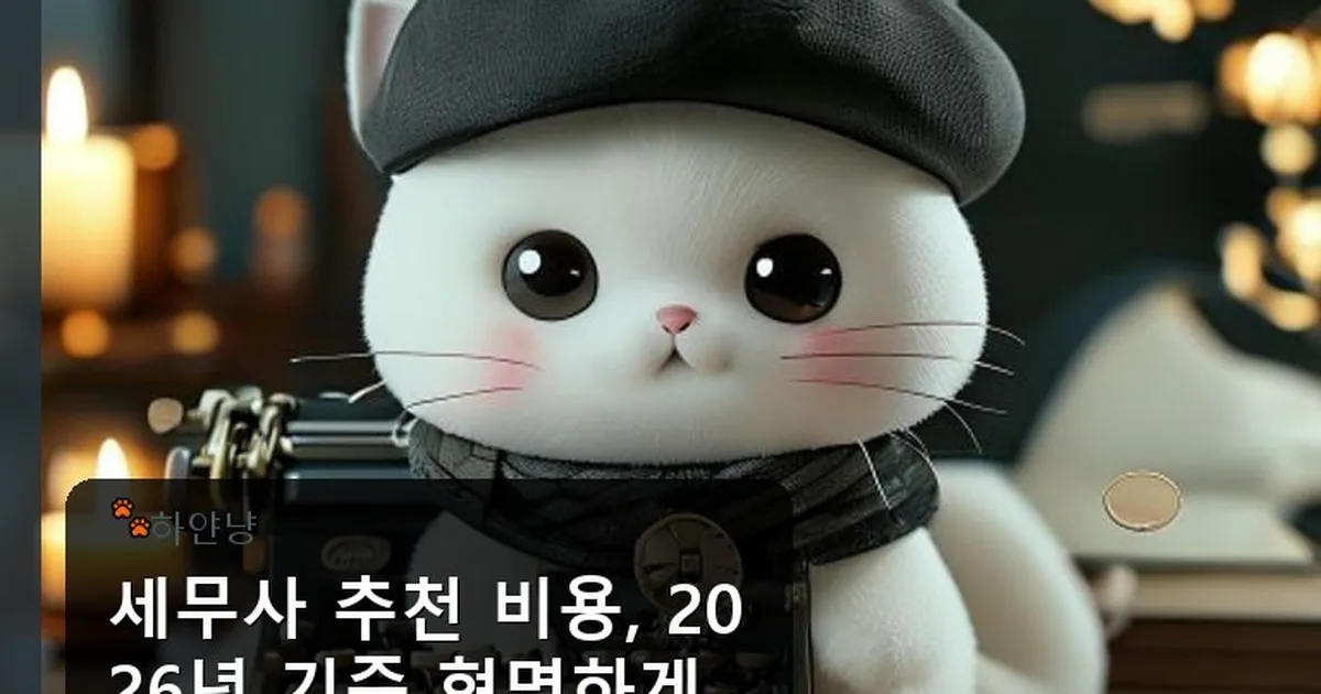 세무사 추천 비용 - chanyangyee.kr 캐릭터