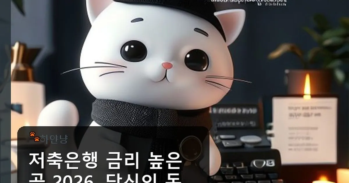 저축은행 금리 높은 곳 2026 - chanyangyee.kr 캐릭터