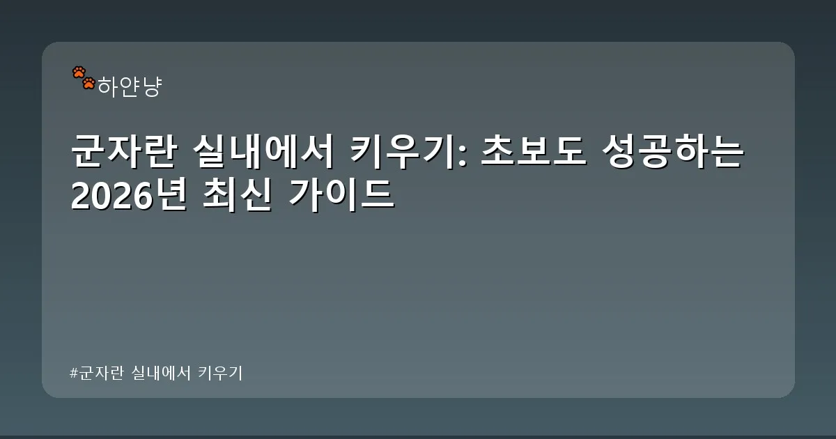 군자란 실내에서 키우기 - chanyangyee.kr 캐릭터
