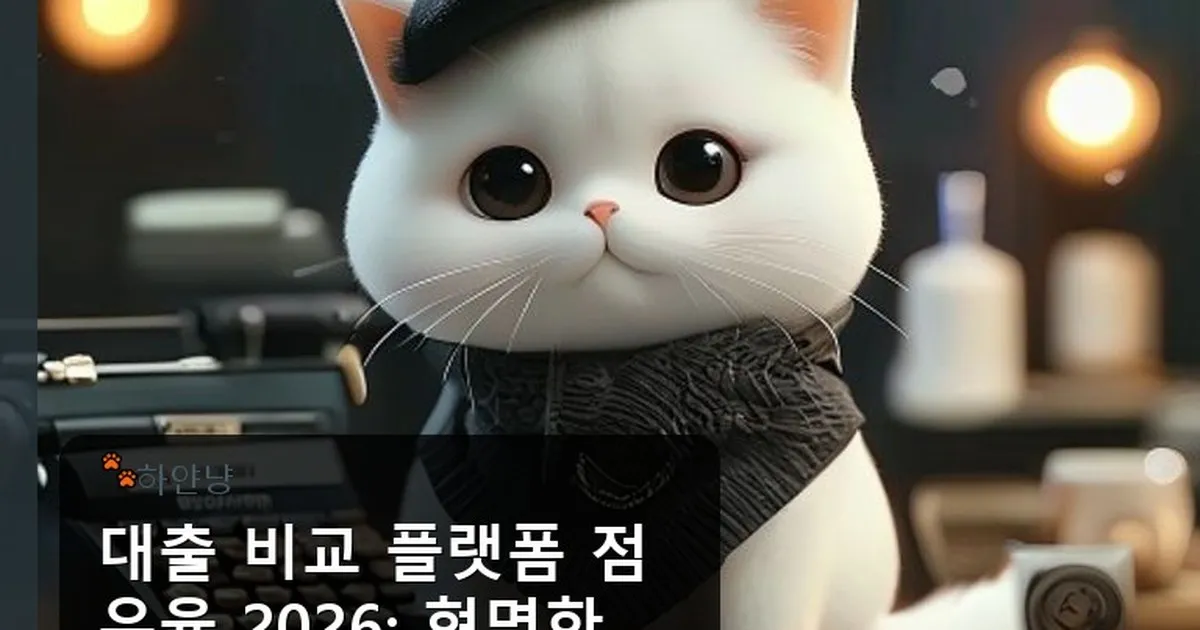 대출 비교 플랫폼 점유율 - chanyangyee.kr 캐릭터
