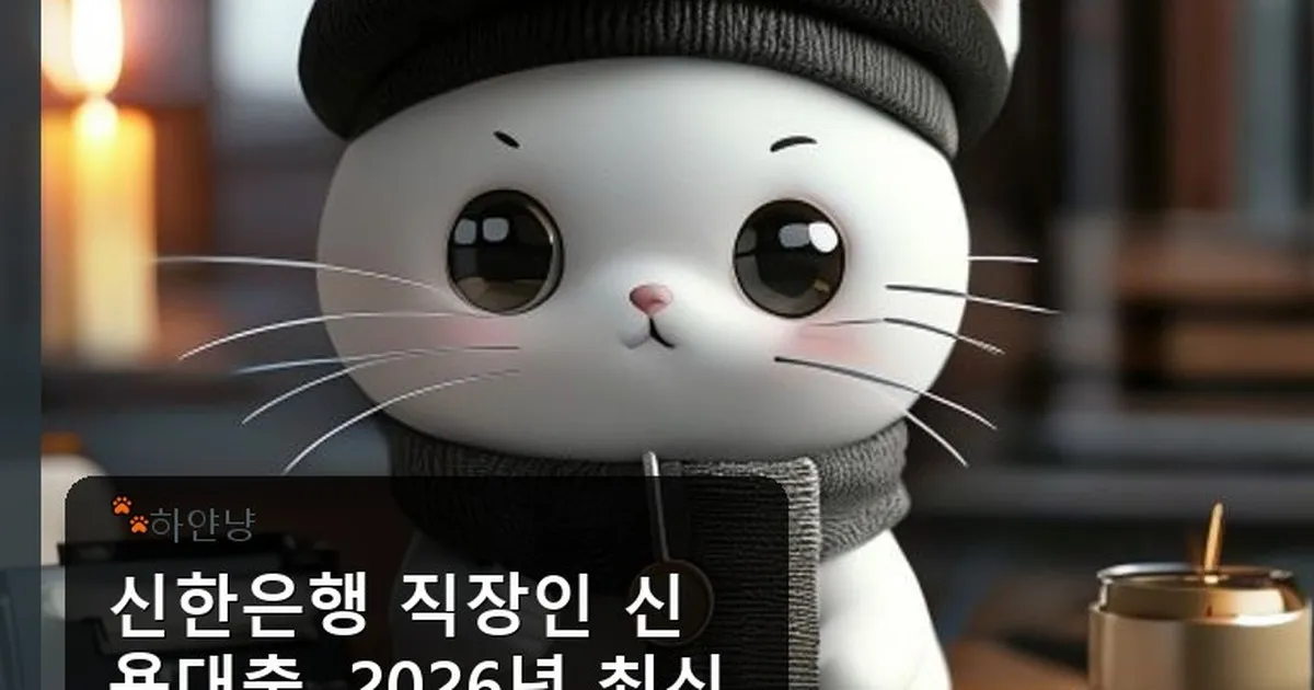 신한은행 직장인 신용대출 조건 - chanyangyee.kr 캐릭터