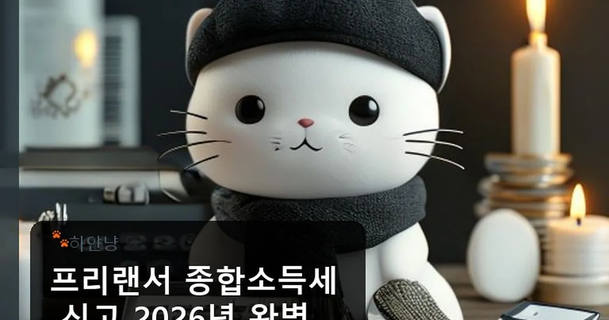 프리랜서 종합소득세 신고 - chanyangyee.kr 캐릭터