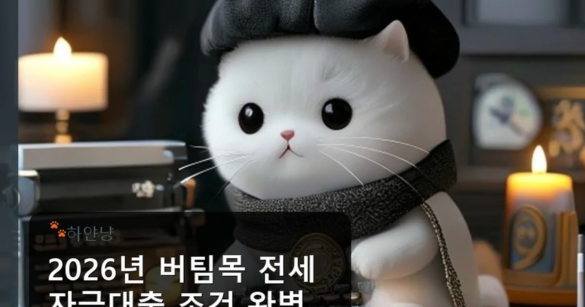버팀목 전세자금대출 조건 - chanyangyee.kr 캐릭터